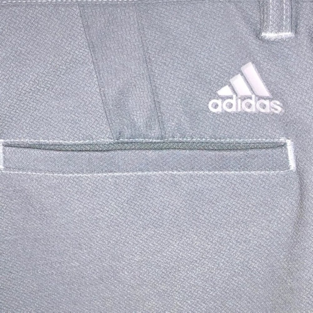 ADIDAS NWOT GRAY GOLF PANTS 34X30